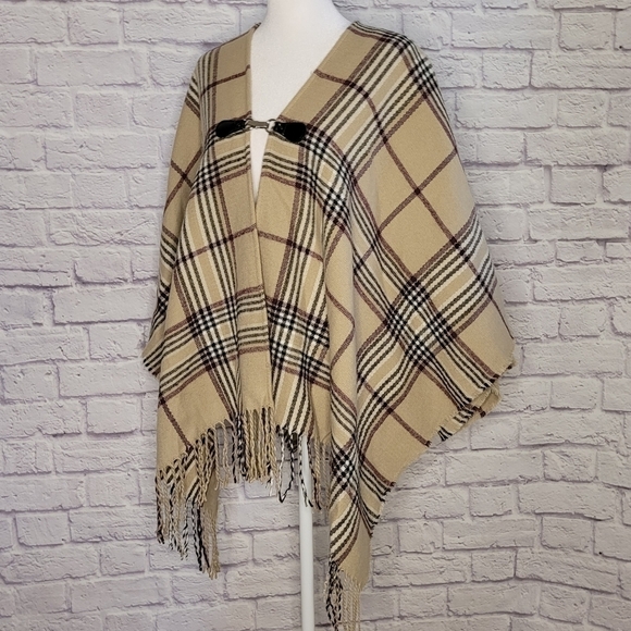 BUFFALO CHECK  LONG PONCH HOOK SNAP CLOSURE - Picture 5 of 7